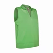 Kép 1/2 - Waist Length Mesh Detail Sleeveless Polo