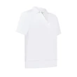 Kép 1/2 - Waist Length Mesh Detail Short Sleeve Polo