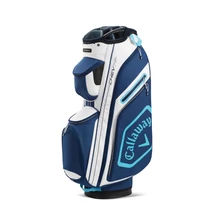 Callaway Chev 14+ Cart Bag White/Navy/Light Blue