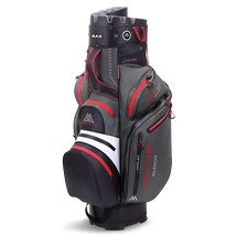 Big Max DriLite Silencio 2 Organizer Cart Bag Charcoal/White/Black/Red