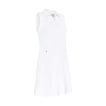 Flounce Dress with Mesh