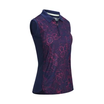 Callaway  Sleeveless Tropical Print Polo