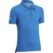 Callaway Solid Junior Polo Kék