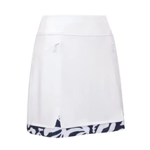 17″ Abstract Floral Blocked Skort