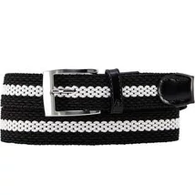 Alberto Férfi Golf Öv black/white