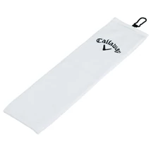 Callaway Cotton Tri-Fold Towel White