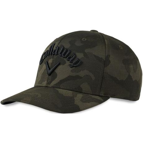 Callaway Camo Snapback Cap Green