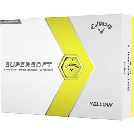 Callaway Supersoft 23 Sárga Golf Labda