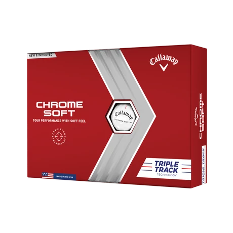 Callaway Chrome Soft 2022 Triple Track Golf Labda