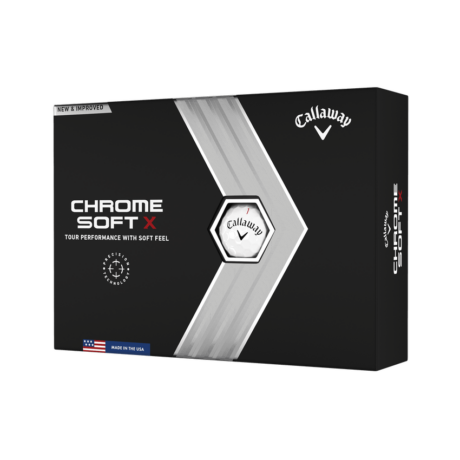 Callaway Chrome Soft X 2022 White Golf Labda