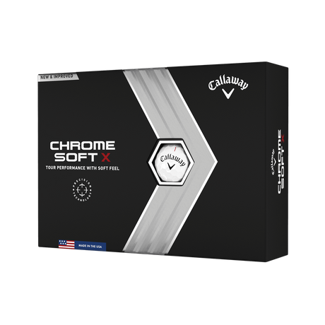 Callaway Chrome Soft X 2022 Fehér Golf Labda