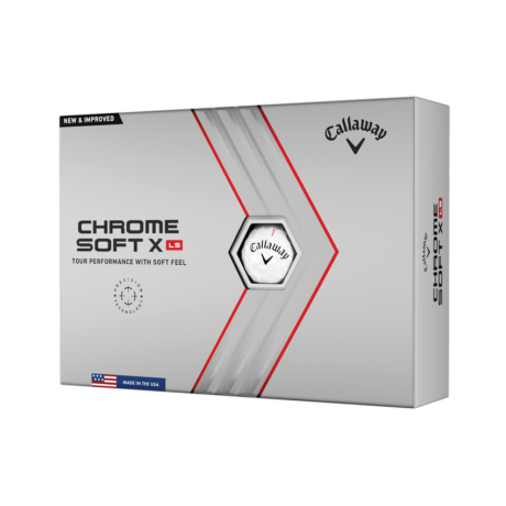 Callaway Chrome Soft X LS 2022 Fehér Golf Labda