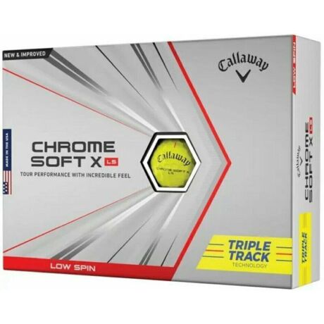 Callaway Chrome Soft X LS Sárga Triple Track Golf Labda