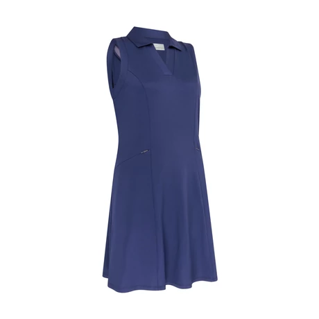 Flounce Dress with Mesh