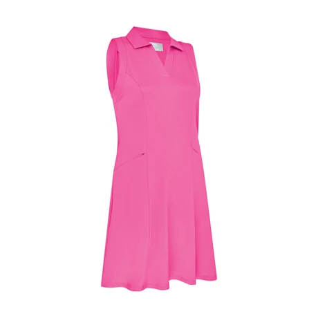 Flounce Dress with Mesh