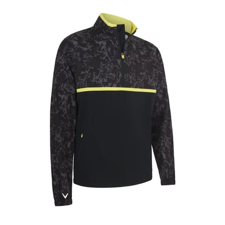 Callaway Abstract Camo Printed Wind 1/4 Zip