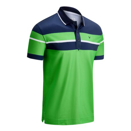 Callaway Golf X-Series Chest Block Shirt-Green Spring