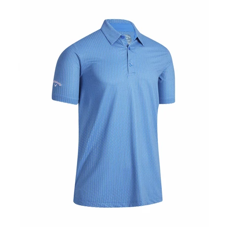Callaway All Over Printed Mens Polo Egyptian Blue