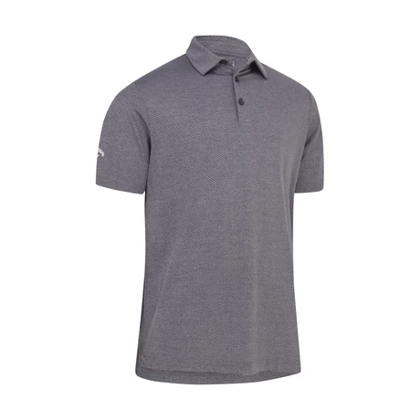 Callaway Ventilated Heather Jacquard Golf Polo