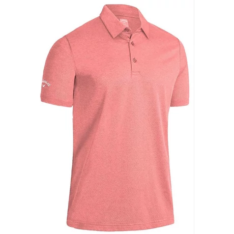 Callaway Heathered Jacquard Mens Polo