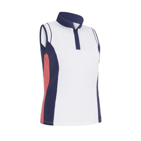Callaway Colourblock Sleeveless Polo