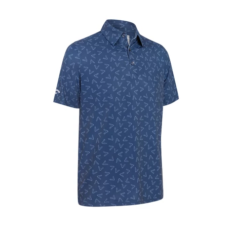 All-Over Large Chev Printed Polo