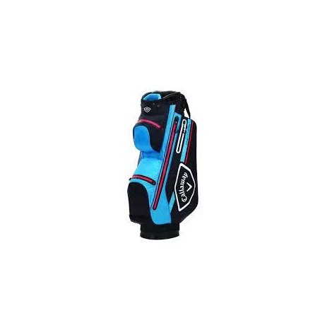 Callaway Chev Dry 14 Cart Bag Black/Cyn/Red