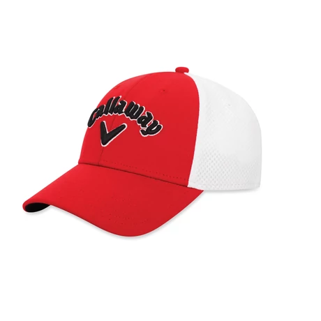 Callaway Mesh Fitted Cap Red L/XL