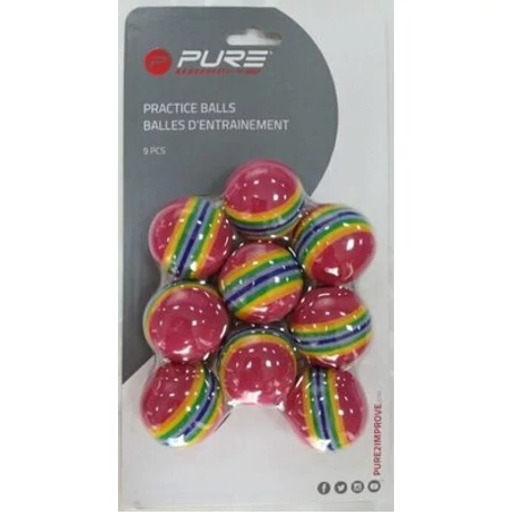 Pure2Improve Striped Foam Practice Balls