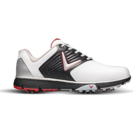 Callaway Chev Mulligan S Golf Shoes White/Black/Red 42.5