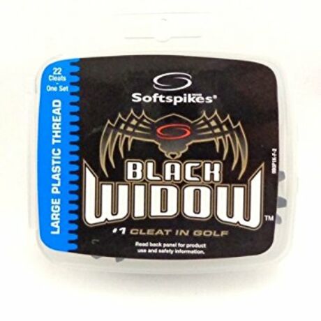 Softspikes Black Widow Large Plastic Thread Golf Shoe Cleats
